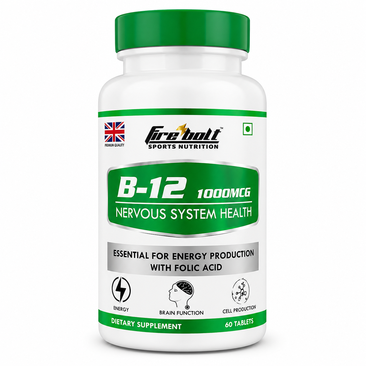 Fire Bolt B-12 | 1000mcg | Nervous System Health