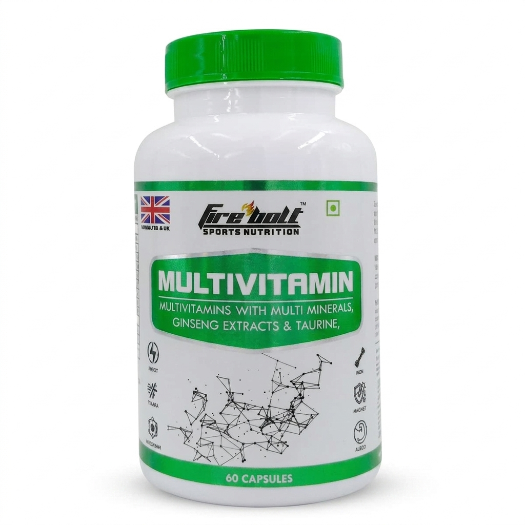 Fire Bolt Multivitamin | Multi Minerals, Ginseng Extracts & Taurine