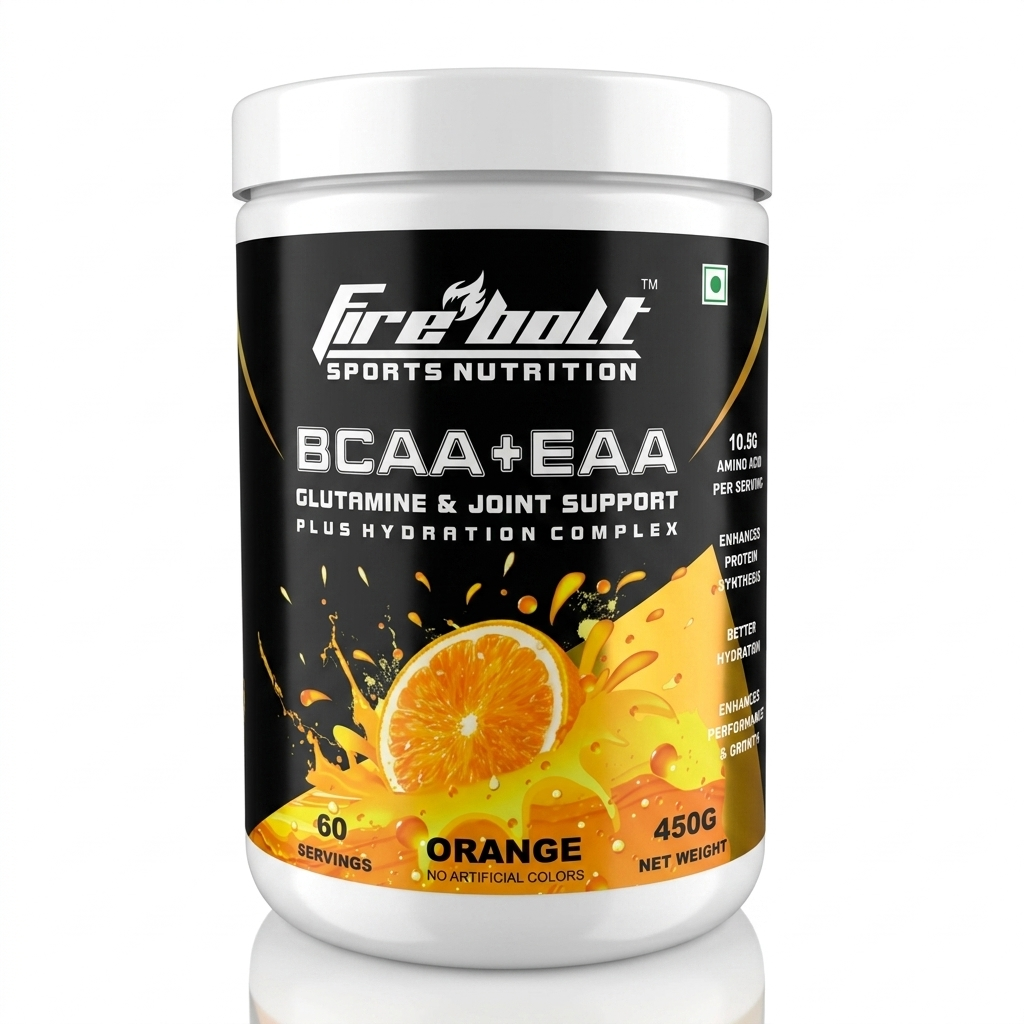 Fire Bolt BCAA + EAA | Glutamine & Joint Support | Plus Hydration Complex